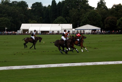 Polo match at the Cartier International Polo in England