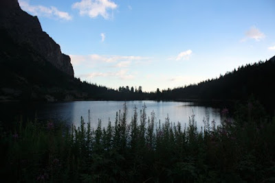 Mountain lake in the High Tatras in Slovakia