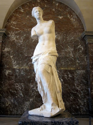 Venus de Milo at the Louvre museum in Paris France
