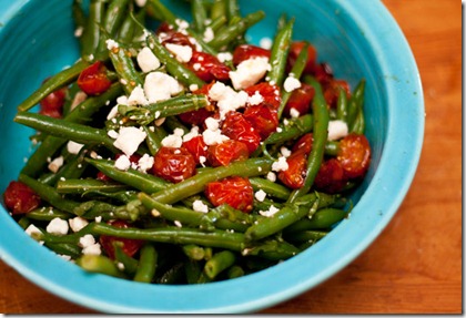 green-bean-and-roasted-tomato-salad-with-basil-oil