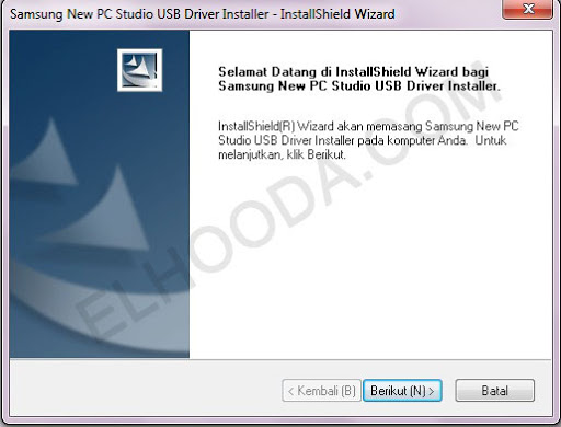 Klik di sini untuk memperbesar gambar Samsung New PC Studio USB Driver Installer