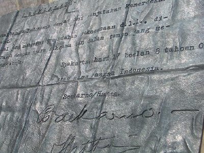 Naskah Teks Proklamasi Kemerdekaan Indonesia