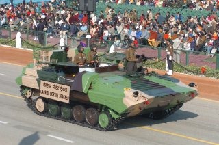 Indian Army Armoured Carrier Vehicle [BMP-2-based Carrier mortar tracked]