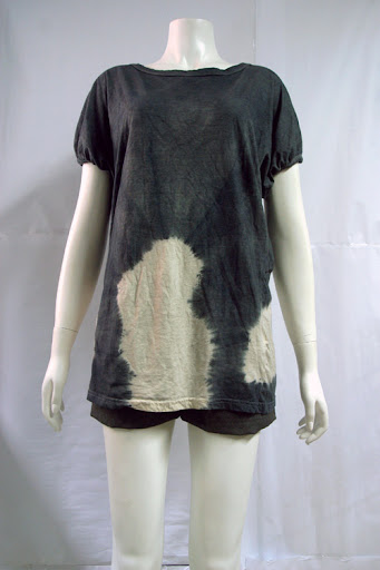 "Zeppelin" Boat neck tie-dye tunic dress. MPBR0409-003 S$ 33.90 PTP:18" STH: 28.5"