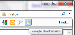 Google Bookmarks search in IE 8