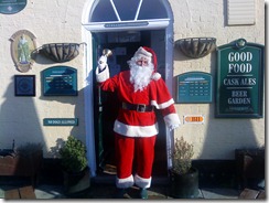 Santa, after reading my wish list yesterday.