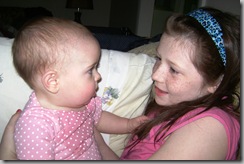 Georgia Staring at Maddy