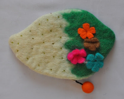 felt purse