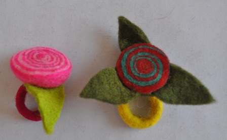 Felt Finger ring