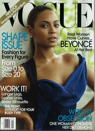 Beyonce Vogue April 2009 Cover photo