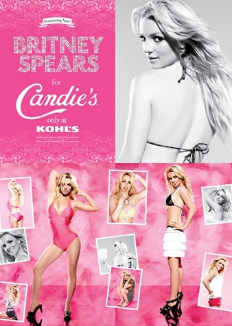 Britney Spears Candie's campaign poster picture