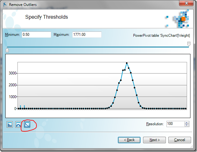 Specify Thresholds Log Specify Thresholds Log