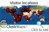 Locations of visitors to this page in 2008-2009