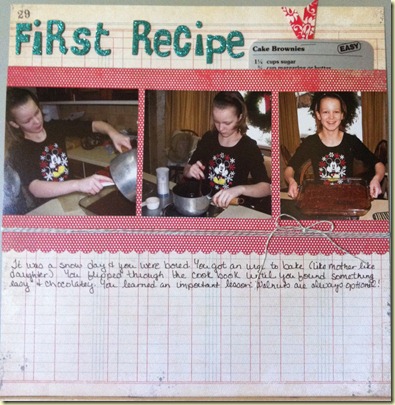 First recipe