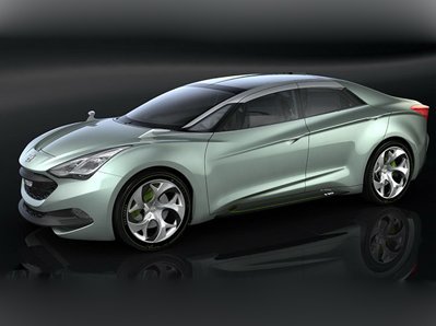 On a motor show in Geneva debuted concept car Hyundai