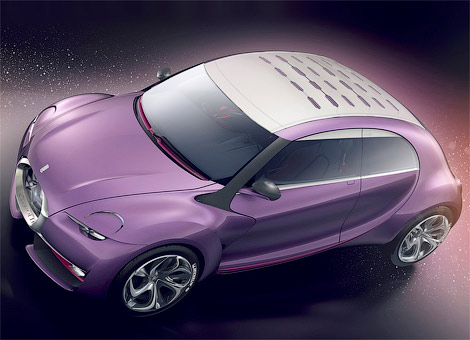 Citroen has shown the first hybrid concept car