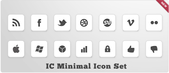 minimal Icon set