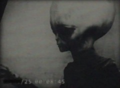 Extraterrestre em filmagem.