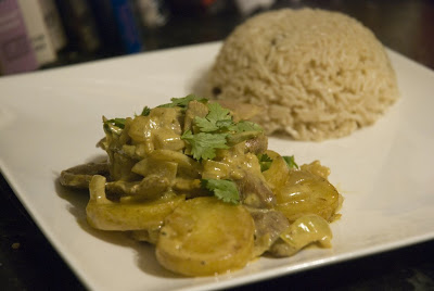 Kerala Duck Curry with Sultana Pilau Rice