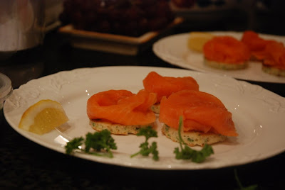 Benson's of Broadway - Smoked Donnington Trout with Herb Blinis