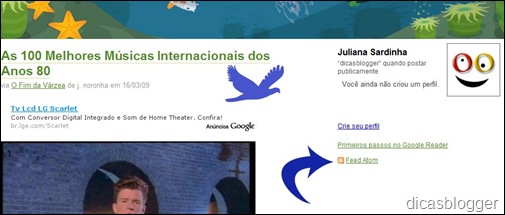 página dos itens compartilhados