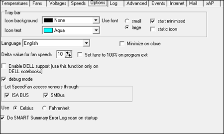 Configurar ícone speedfan