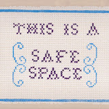 Safe Space by Molly Fair3 color screenprint9.5x12.5 Molly Fair: Safe Space