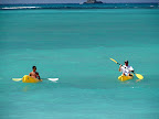 Kailua Beach kayakers