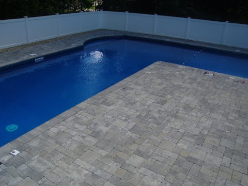 paver pool deck in Newburyport MA