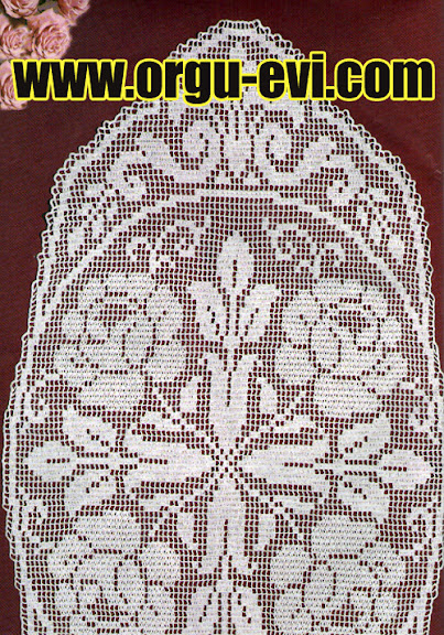 Dantel örtü modeli