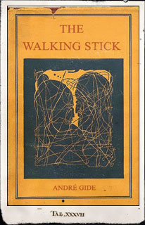 Portada de The Walking Stick. Andre Gide