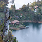Una imagen en una ladera del peñón Una imagen en una ladera del peñón