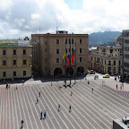 Panor&aacute;mica de la plaza de Bolivar desde la Catedral