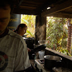 Preparando el desayuno