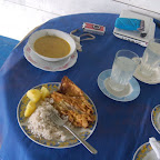 Un almuerzo de pescador
