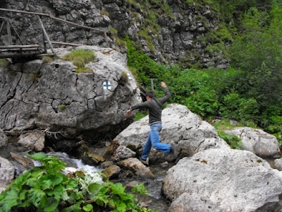 Bucegi - Cheile Zanoagei (Valea Ialomitei) - Puntea