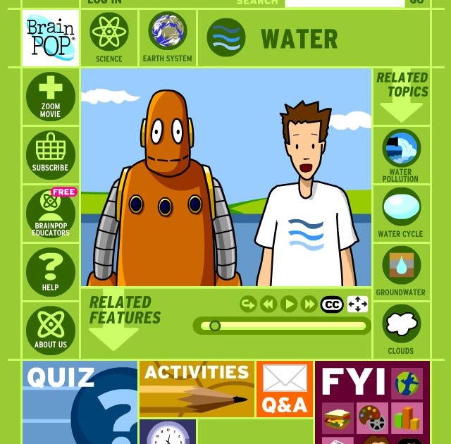 Water BrainPop Movie