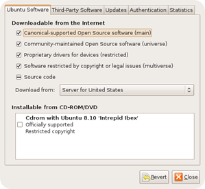 SoftwareSources-UbuntuSoftware