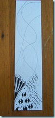 Zentangle bookmark