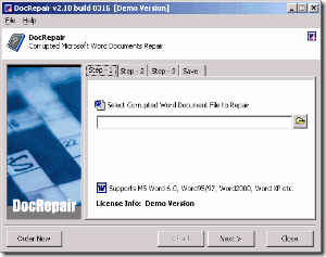 Software Memperbaiki file Microsoft Word  DocRepair%5B6%5D