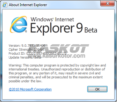 How to Uninstall Internet Explorer 9 beta in Windows 7