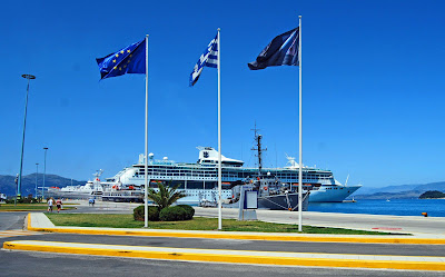 Royal Caribbeans Splendour of the Seas in Corfu, Greece