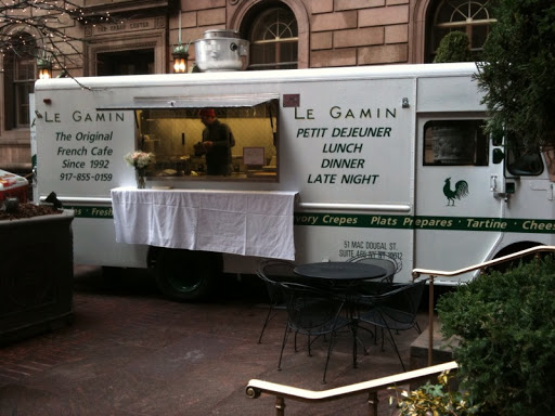 Le Gamin truck serving French snacks and food.