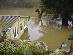 A riverside tea gardens, yesterday