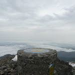 La table d'orientation au sommet du Canigou