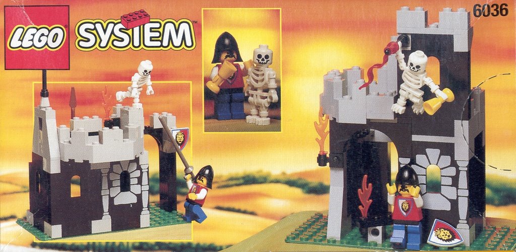 Lego 6036 Skeleton Surprise Raro Castello   Visita il mio Negozio 