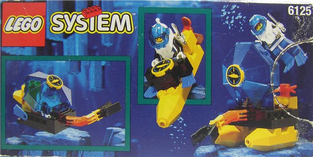 Bricker - Construction Toy by LEGO 6125 Sea Sprint 9 / Aquanaut Octopod