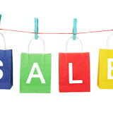 Bags for purchases on a white background.
