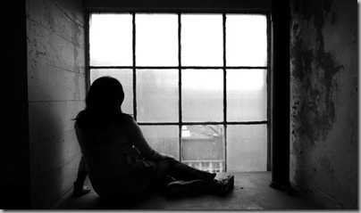 Girl at window Girl at window