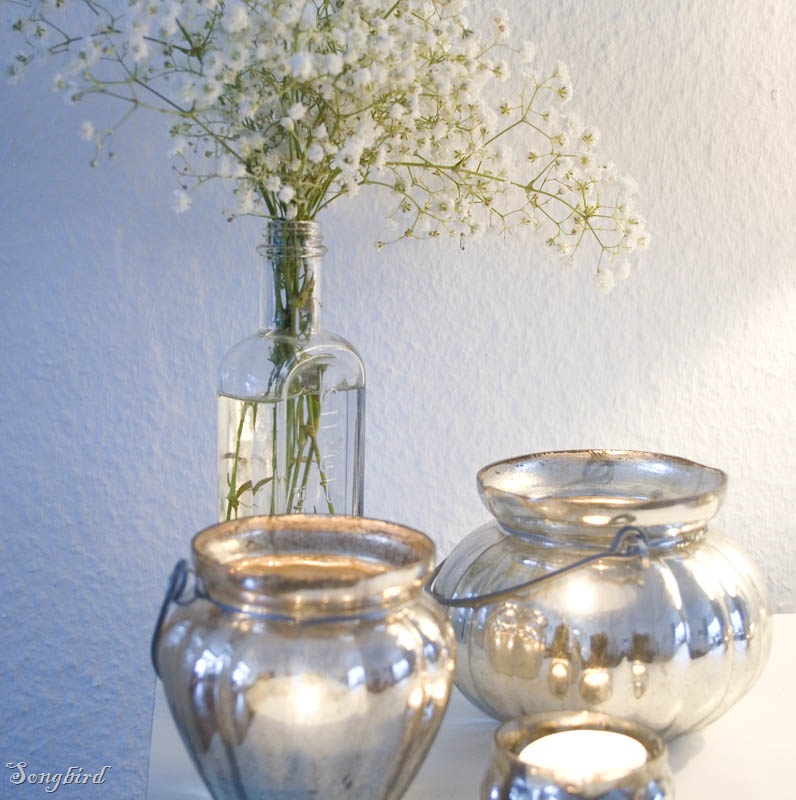 [Mercury glass candles and white flowers[3].jpg]